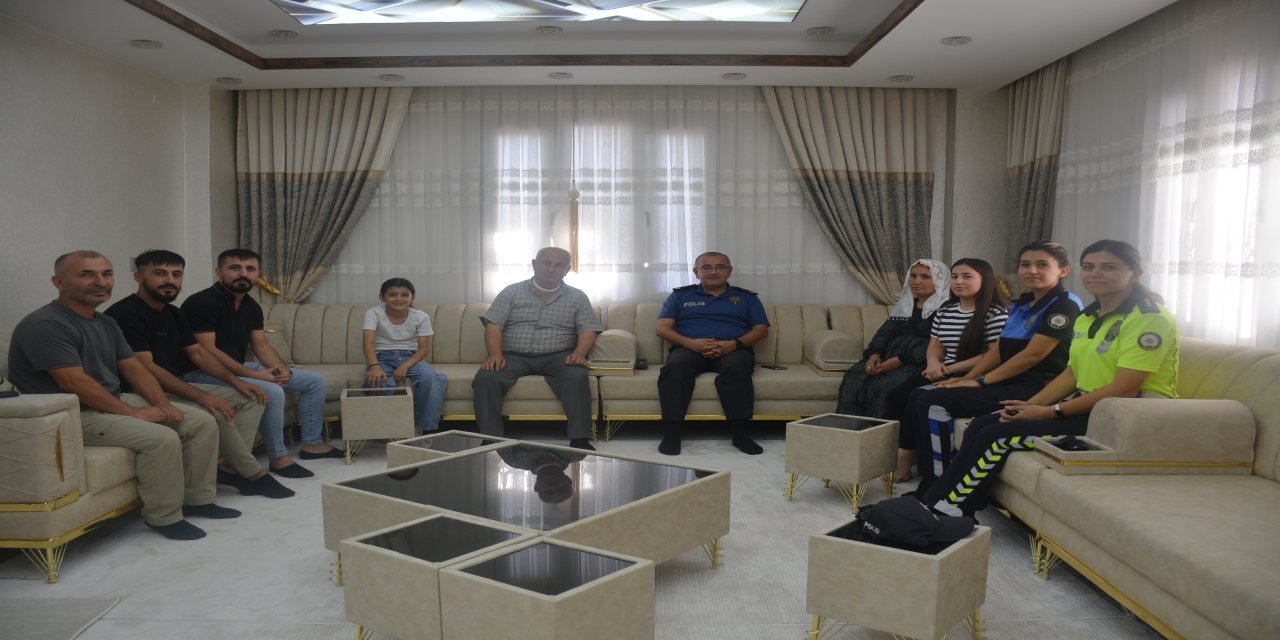 Emniyet Müdürü Kamil Aydın’dan Gazilere Minnet Ziyareti