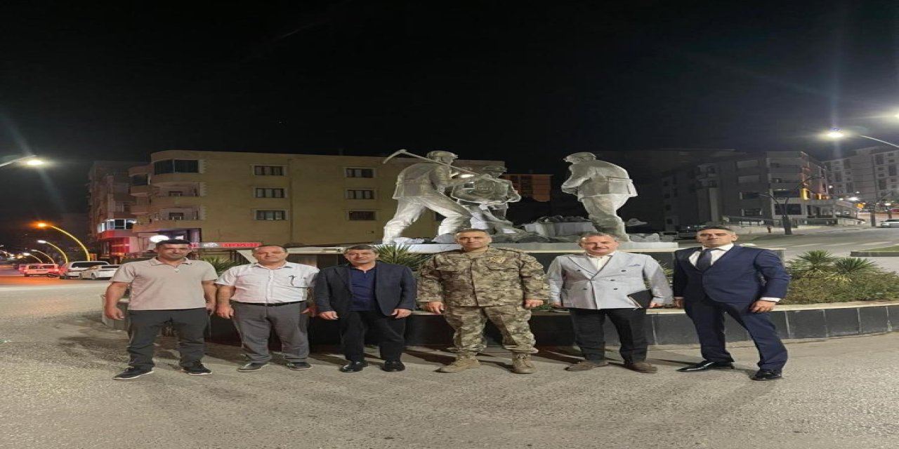 Şırnak Emniyet Müdürü Sazak Gece Denetiminde Vatandaşlarla Buluştu