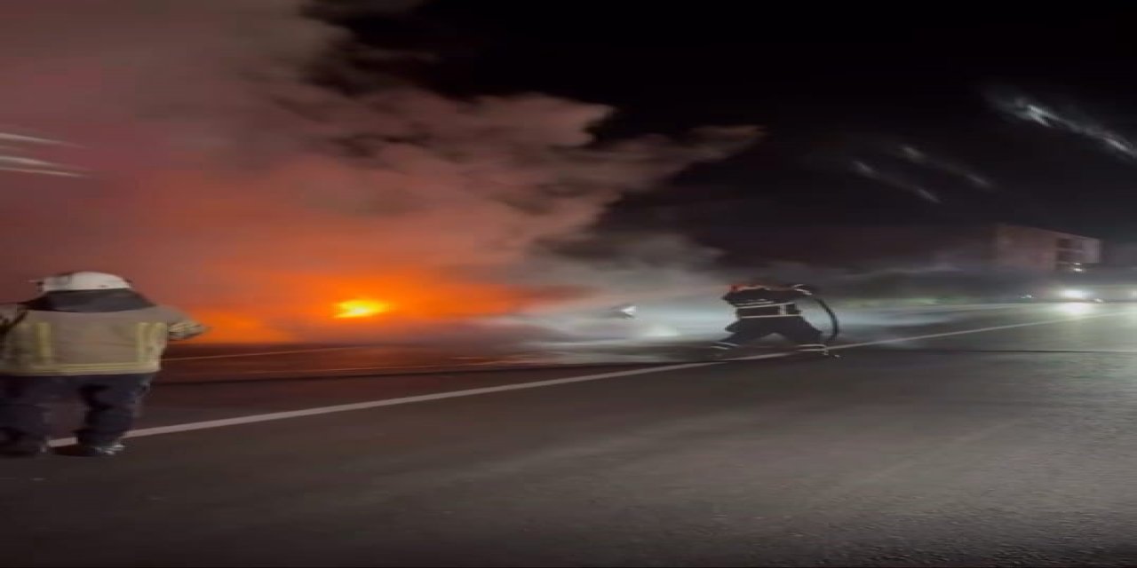 Otomobil küle döndü