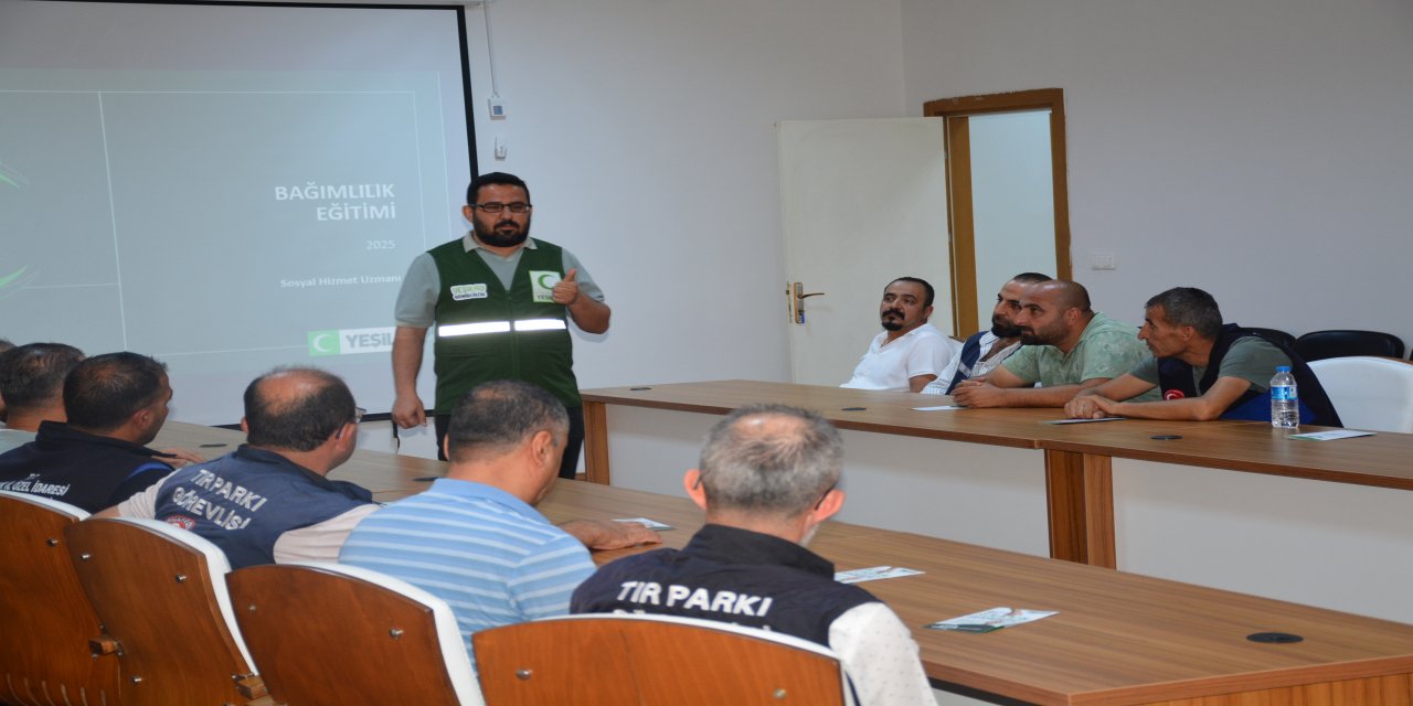Habur Tır Parkı'nda Yeşilay Farkındalığı