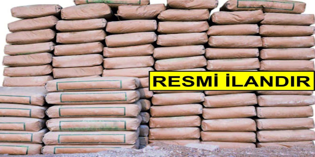 SİLOPİ BELEDİYESİ ÇİMENTO SATIN ALACAK
