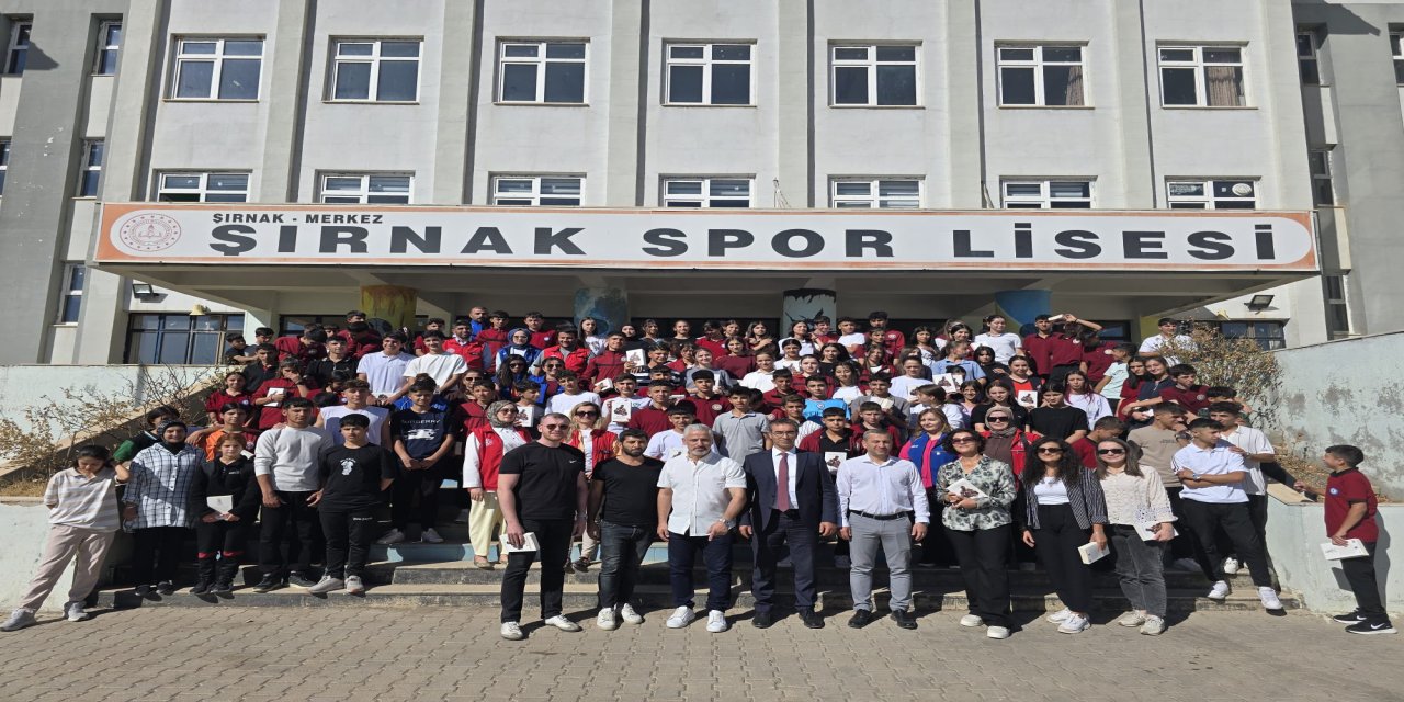Şırnak Spor Lisesi’nde Spor ve Edebiyat Buluşması