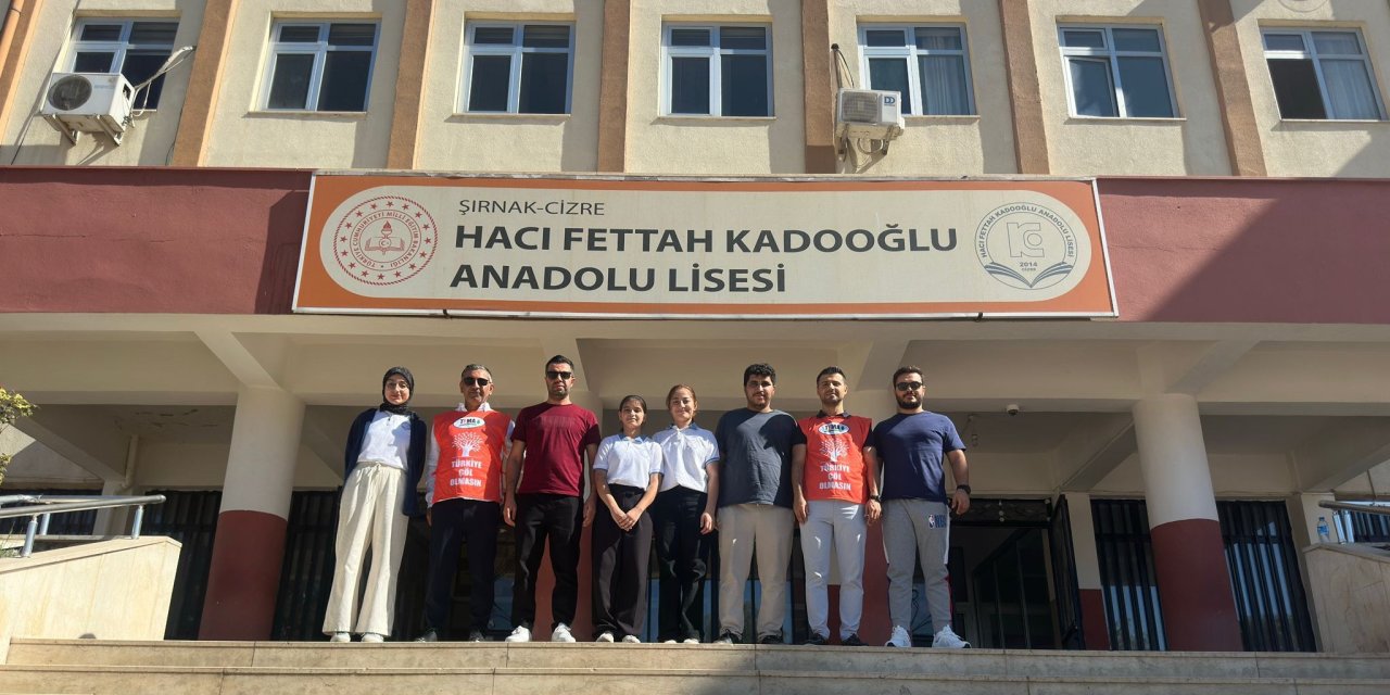 TEMA Vakfı’ndan Cizre Hacı Fettah Kadooğlu Anadolu Lisesine “Teşekkür Mektubu”