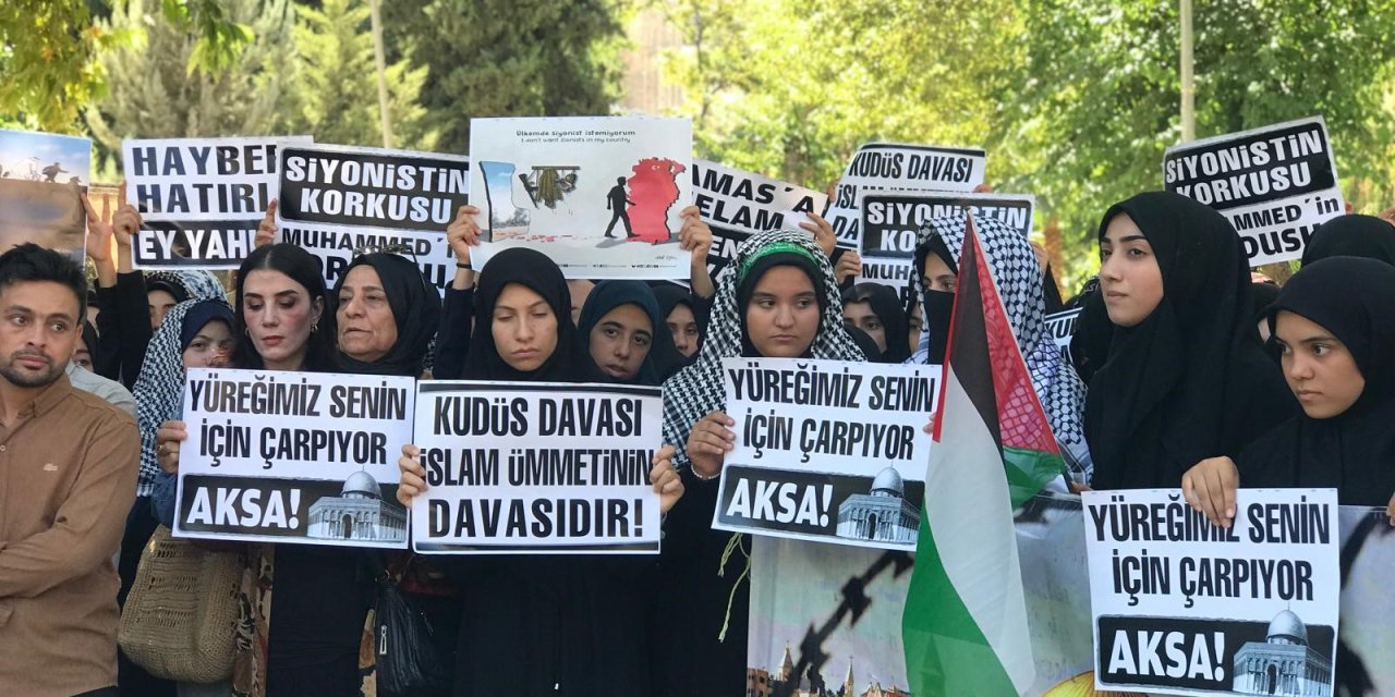 Şanlıurfa'da Sumud Filosu ve Filistin'e destek açıklaması