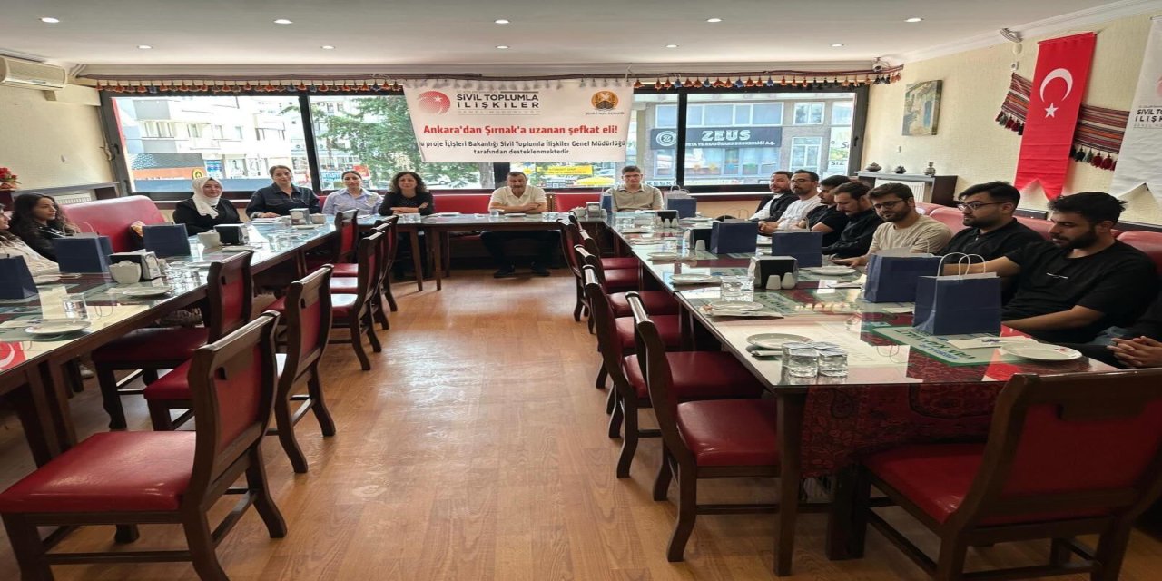 Şırnaklı Gençler Ankara’da Kahvaltıda Buluştu