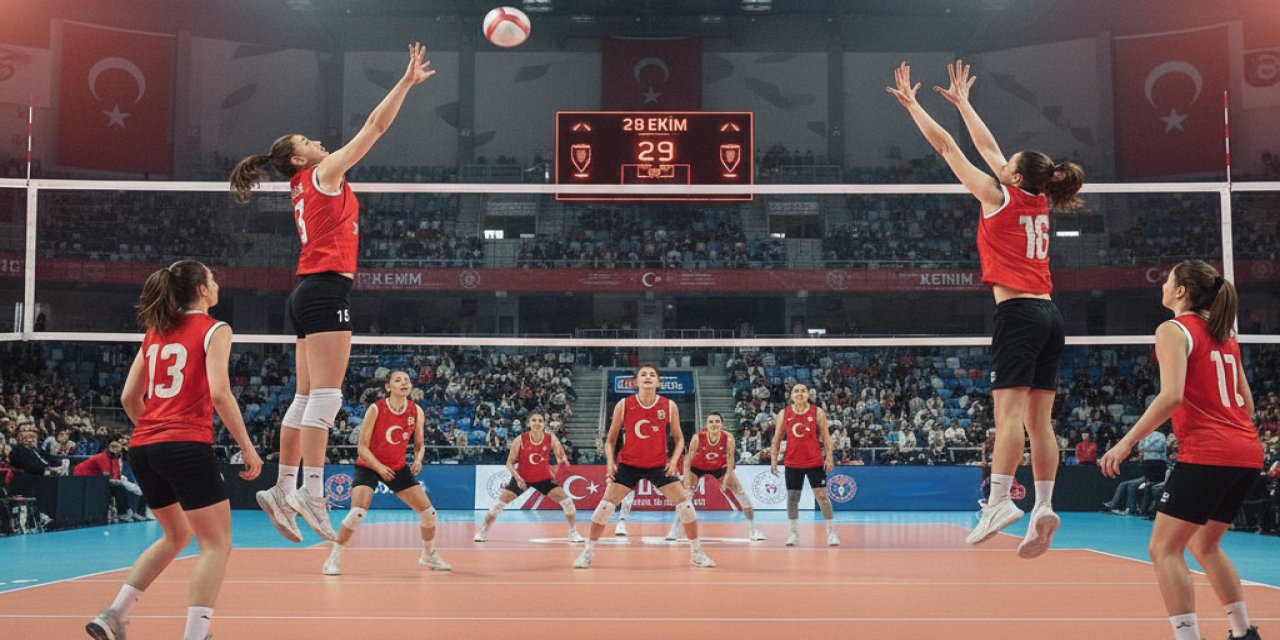 Silopi'de Cumhuriyet Coşkusuna Altın Ödüllü Voleybol Turnuvası