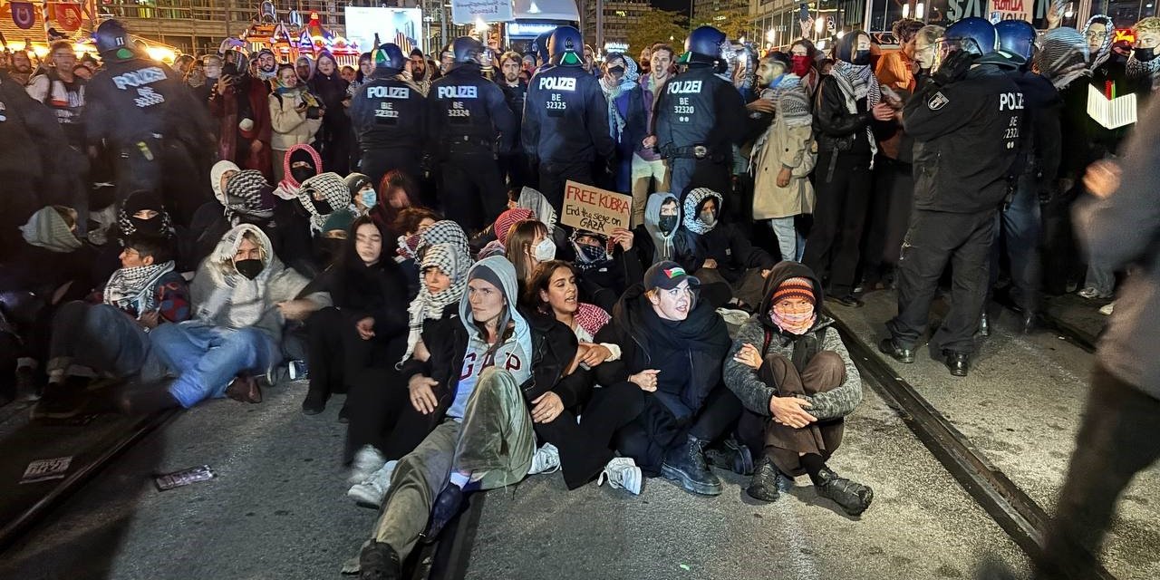 Almanya’nın başkenti Berlin'de Küresel Sumud Filosu’na destek gösterisi