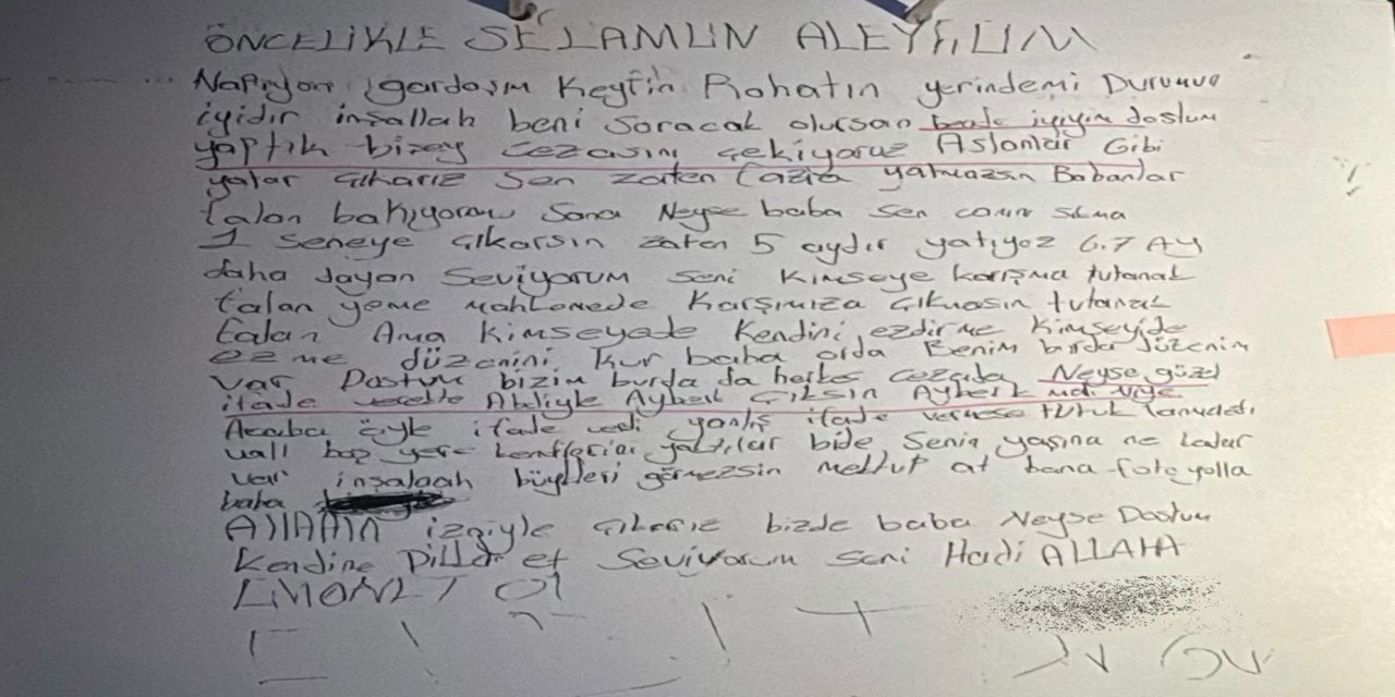 Çocuk Cinayeti Davasında "Aslanlar Gibi Yatarız" Mektubu