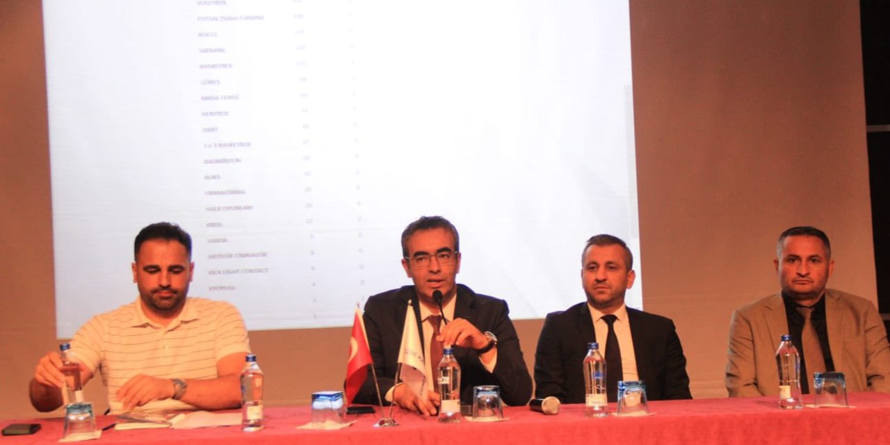 Cizre’de sportif faaliyetler masaya yatırıldı