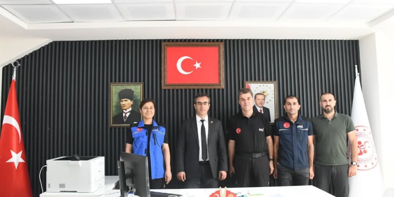 AFAD Müdürü, Şırnak Gençlik ve Spor İl Müdürü ile görüştü