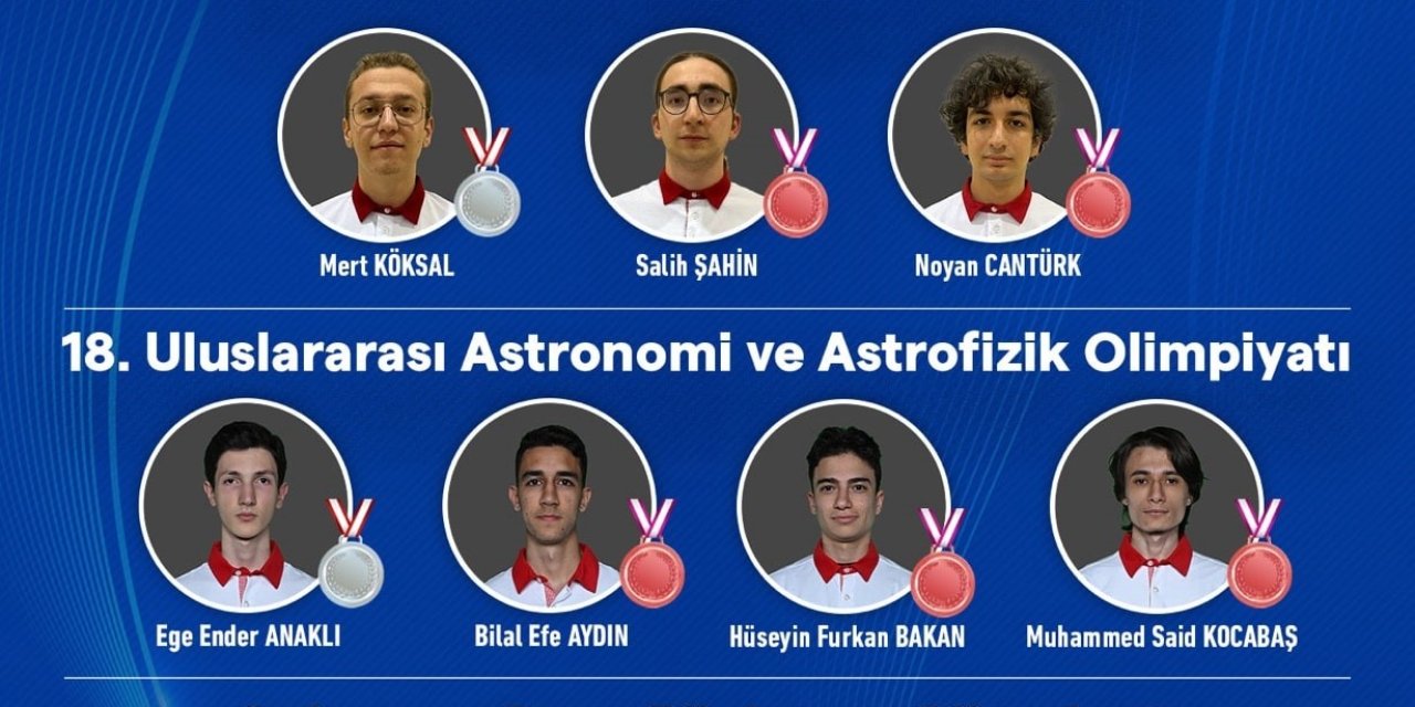Bilim olimpiyatlarında Türkiye rüzgarı: Türkiye'nin parlak gençlerinden 4 olimpiyatta 12 madalya