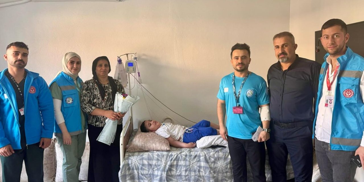 Cizre’de Serebral Palsi hastalarını duygulandıran anlamlı ziyaret