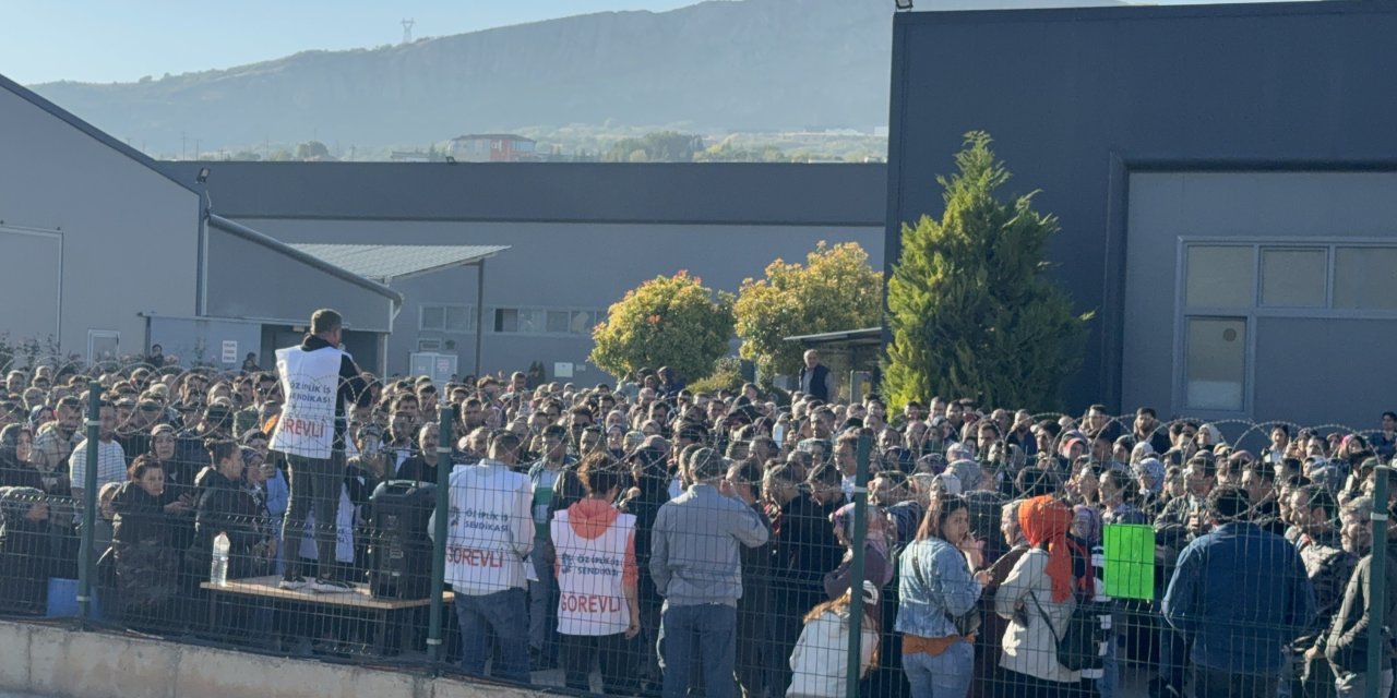 Türkiye'nin dev sanayi kuruluşunda üretim durdu