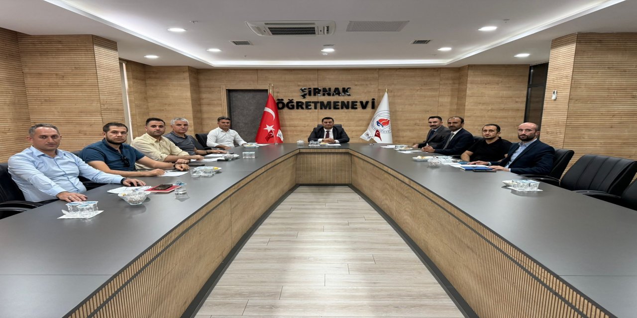Şırnak'ta Öğretmenevleri İçin Verimlilik Toplantısı