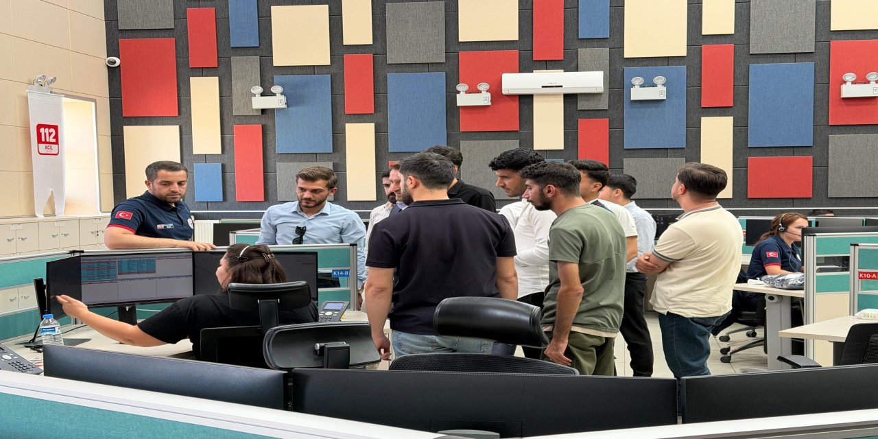 Şırnak Üniversitesi Öğrencilerinden 112 Acil Çağrı Merkezi’ne Ziyaret
