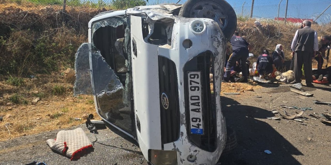 Cizre’de Trafik kazası 9 yaralı