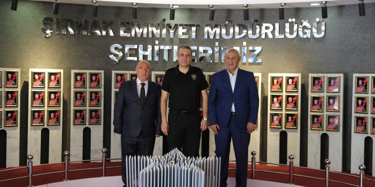 Ankara Cizreliler Derneği Başkanı, Şırnak İl Emniyet Müdürü ile görüştü