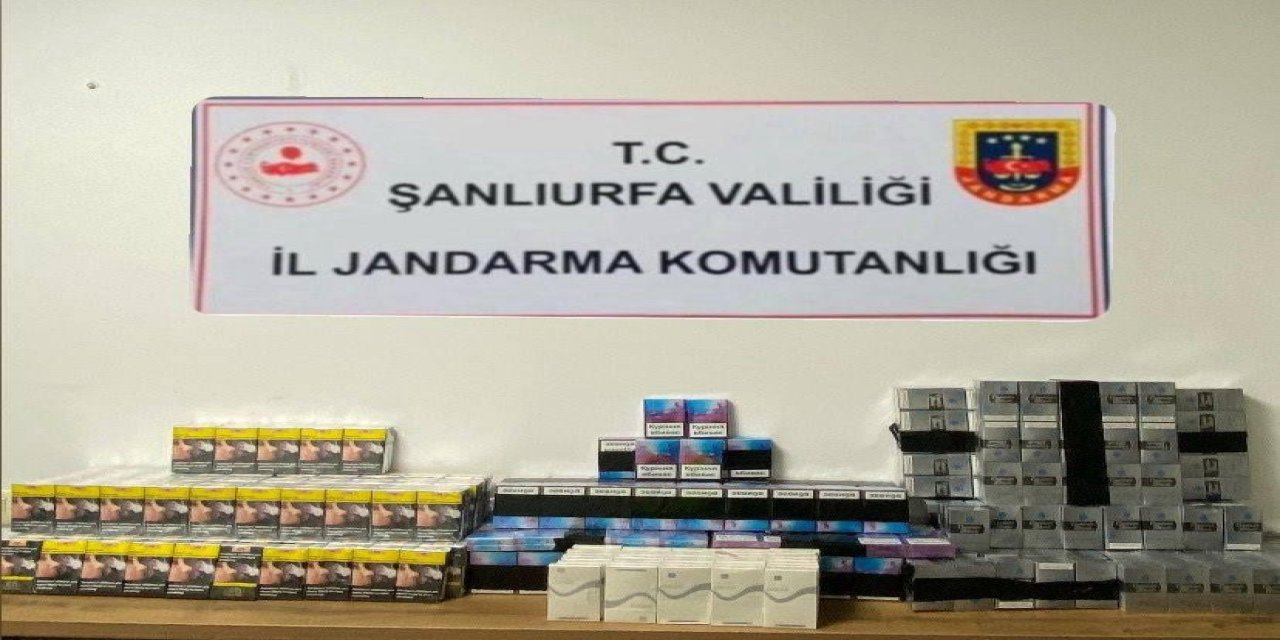 Şanlıurfa’da kaçakçılık operasyonu
