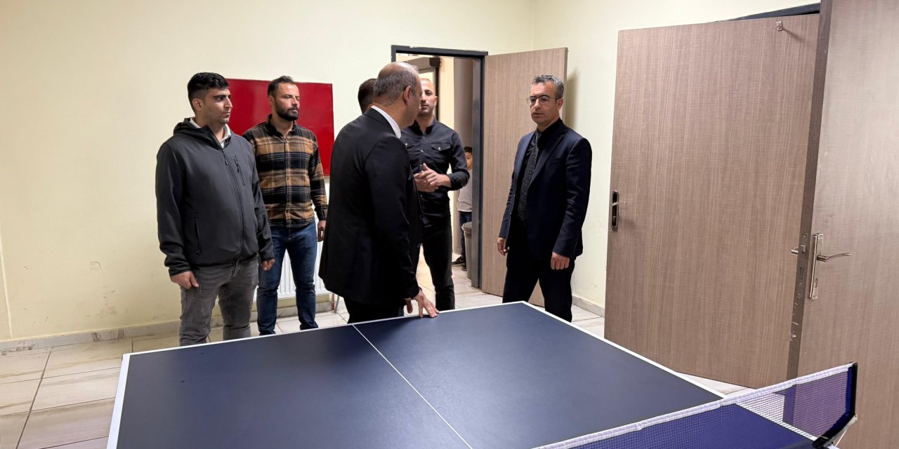 Şırnak Gençlik ve Spor İl Müdürü, Uludere’deki tesislerde incelemelerde bulundu