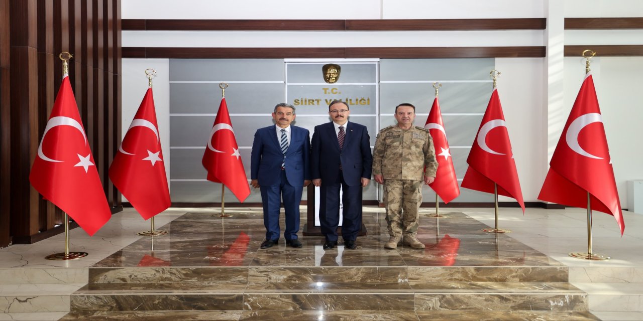 Şırnak ve Siirt Valilerinden İş Birliği Görüşmesi