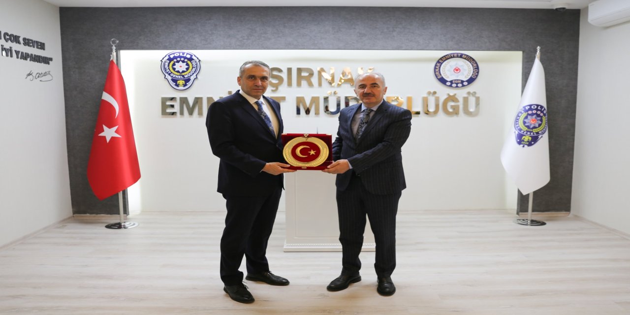 Rize Belediye Başkanı Metin, Şırnak İl Emniyet Müdürü Sazak'ı Ziyaret Etti