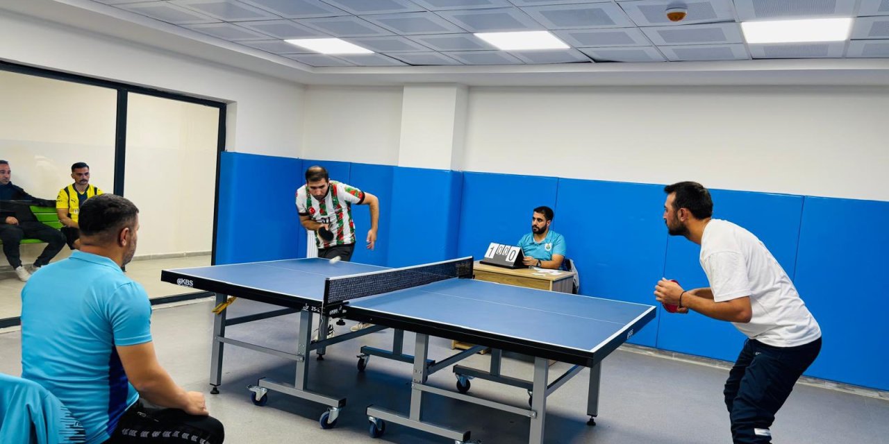 3. Kamu Spor Oyunları Masa Tenisinde Cizre Kaymakamlığı Şampiyon Oldu