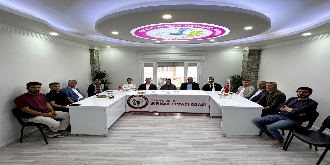 DEM Parti'den Şırnak Eczacı Odası'na Hayırlı Olsun Ziyareti