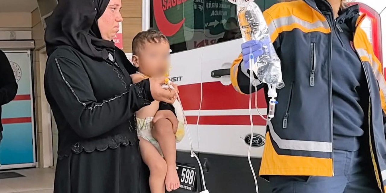 Oyun oynarken ateşe düşen çocuk ağır yaralandı