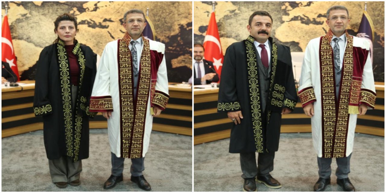 Şırnak Üniversitesi'nde Akademik Yükselme Töreni: İki İsim Aynı Anda Cübbe Giydi