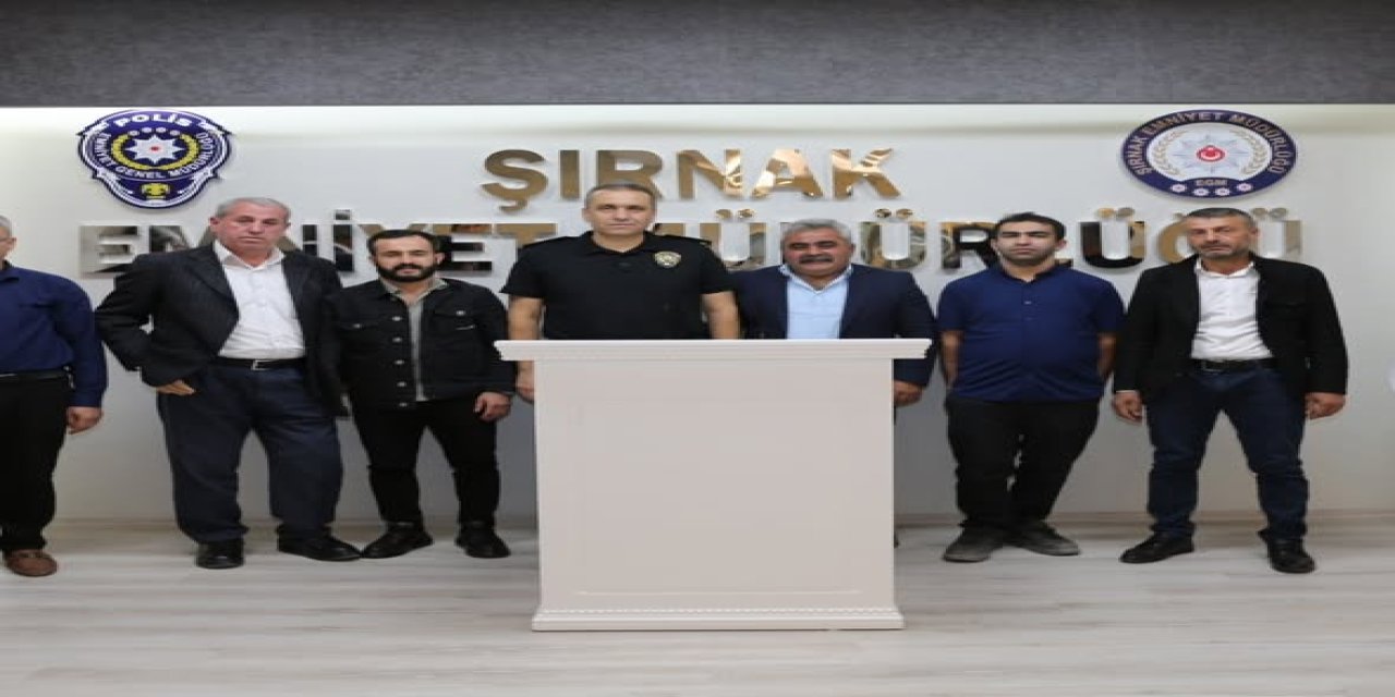 Şırnak Engelliler Derneği’nden Emniyet Müdürü Volkan Sazak’a Ziyaret