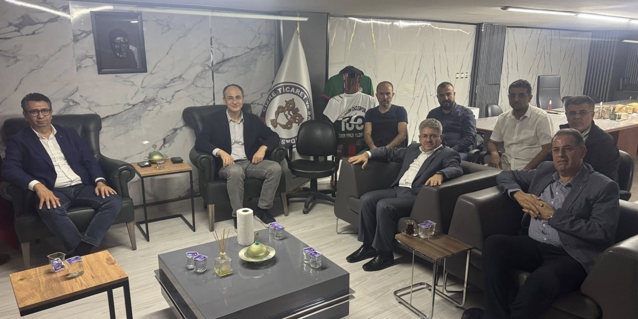 Cizre TSO Başkanı, İş Bankası Heyetini makamında ağırladı