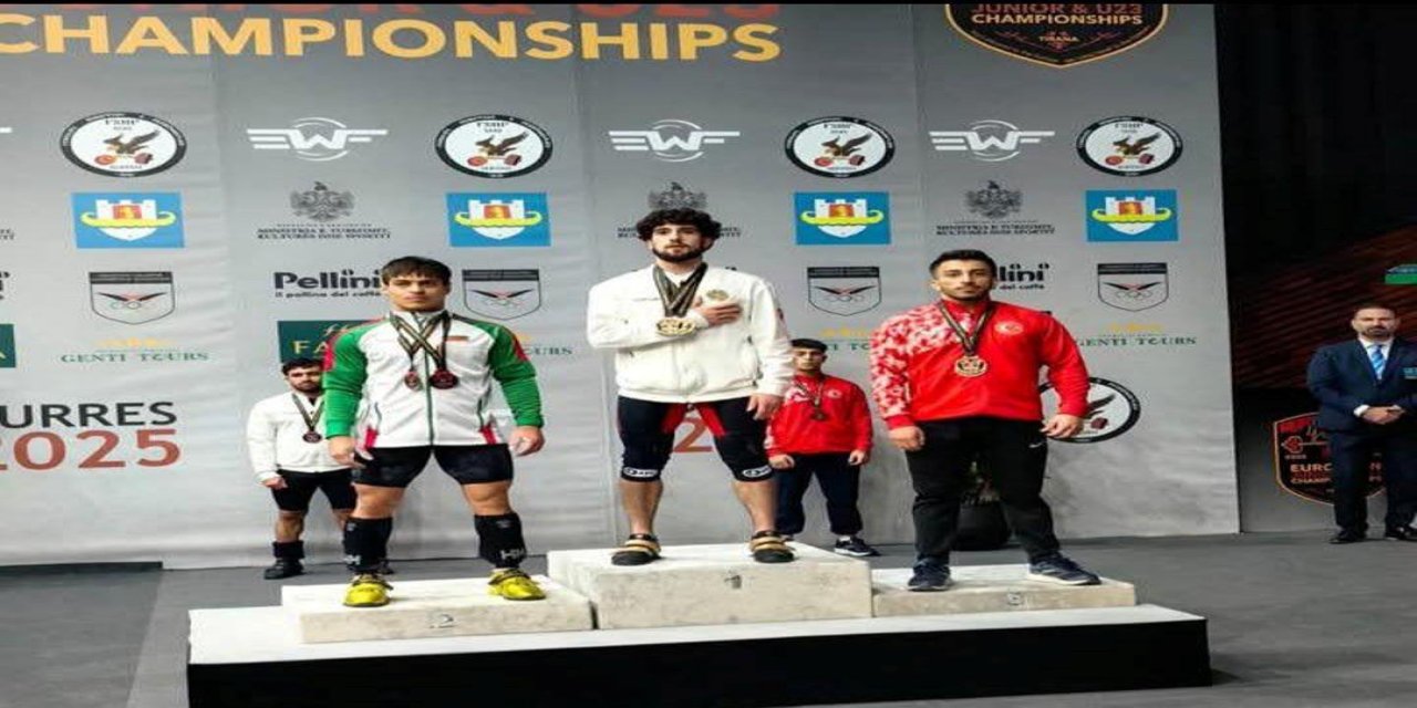 Şırnaklı Halterci Harun Algül, Avrupa Üçüncüsü Oldu!