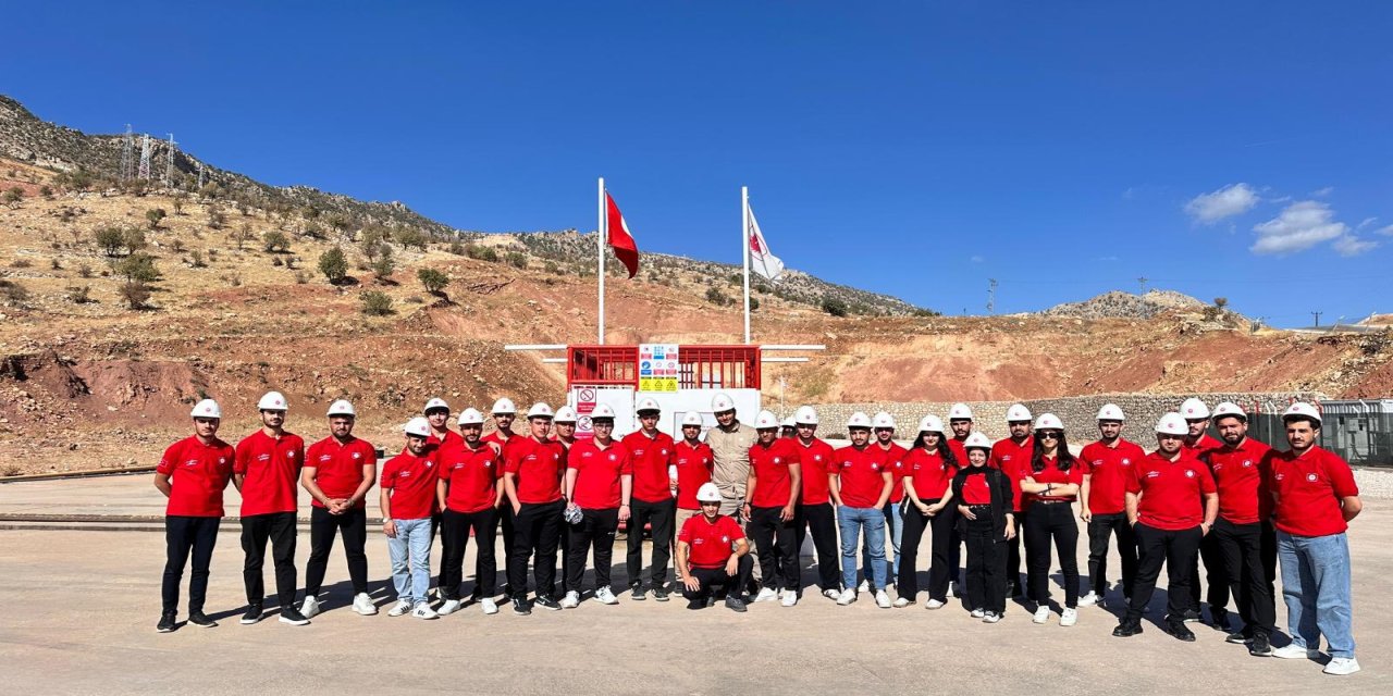 Şırnak'ta Genç Mühendis Adayları, Petrolün Başkentinde Sahayı İnceledi