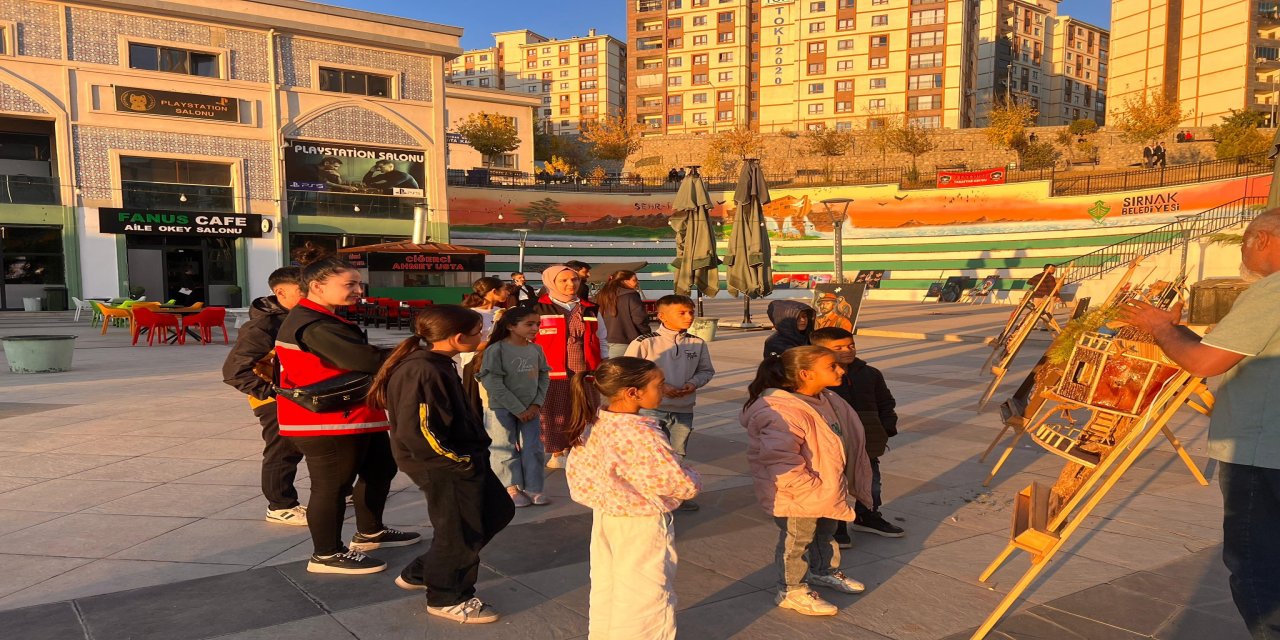 Şırnak'ta Çocuklar Geri Dönüşümü Resimle Öğrendi