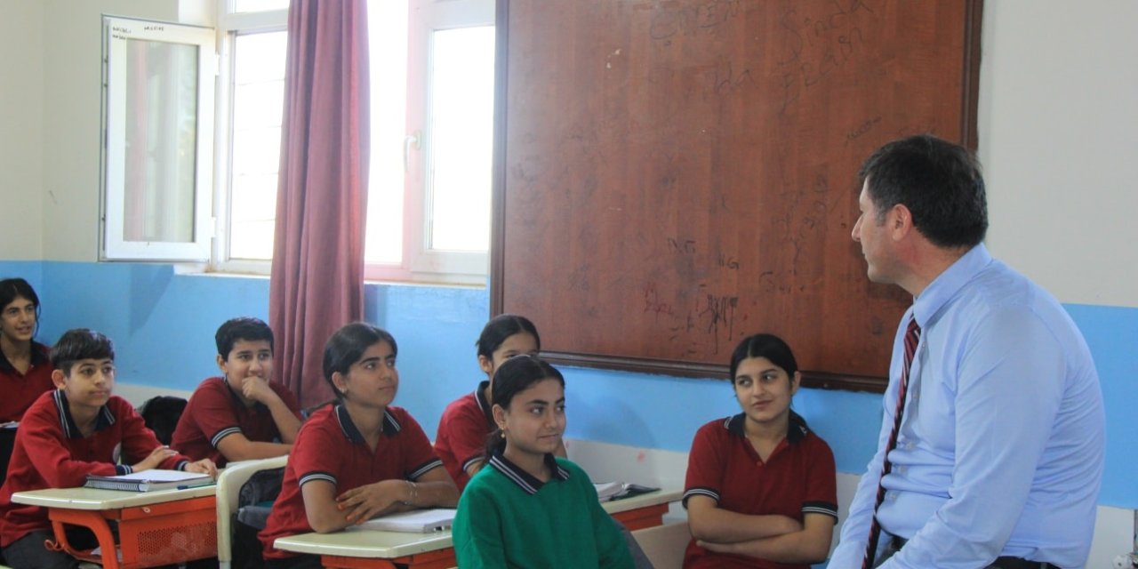 Cizre Milli Eğitim Müdürü, öğrencilerle buluştu