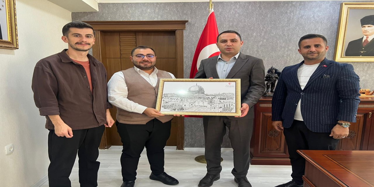 Silopi İlim Yayma Cemiyeti, Kaymakam Partal'ı Ziyaret Etti