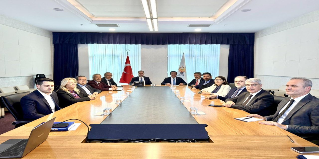 AK Parti Şırnak Milletvekili Arslan Tatar, Ekonomi İşleri Başkanlığı toplantısına katıldı