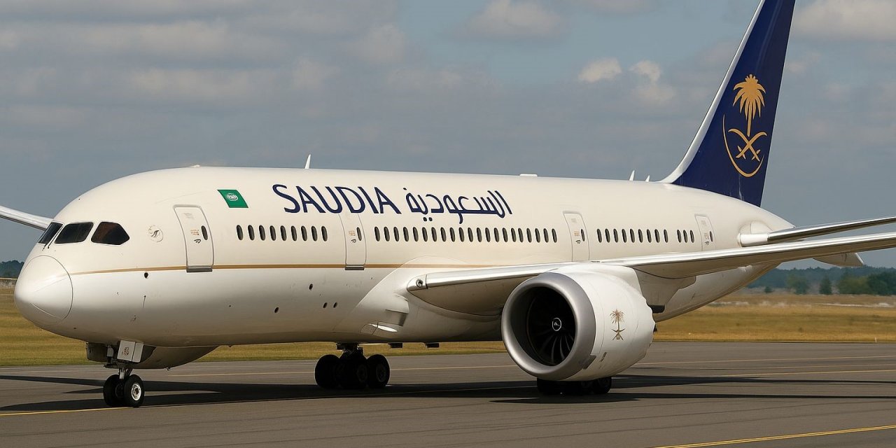 Suudi Arabistan uçağına bomba ihbarı yapıldı, ekipler harekete geçirdi