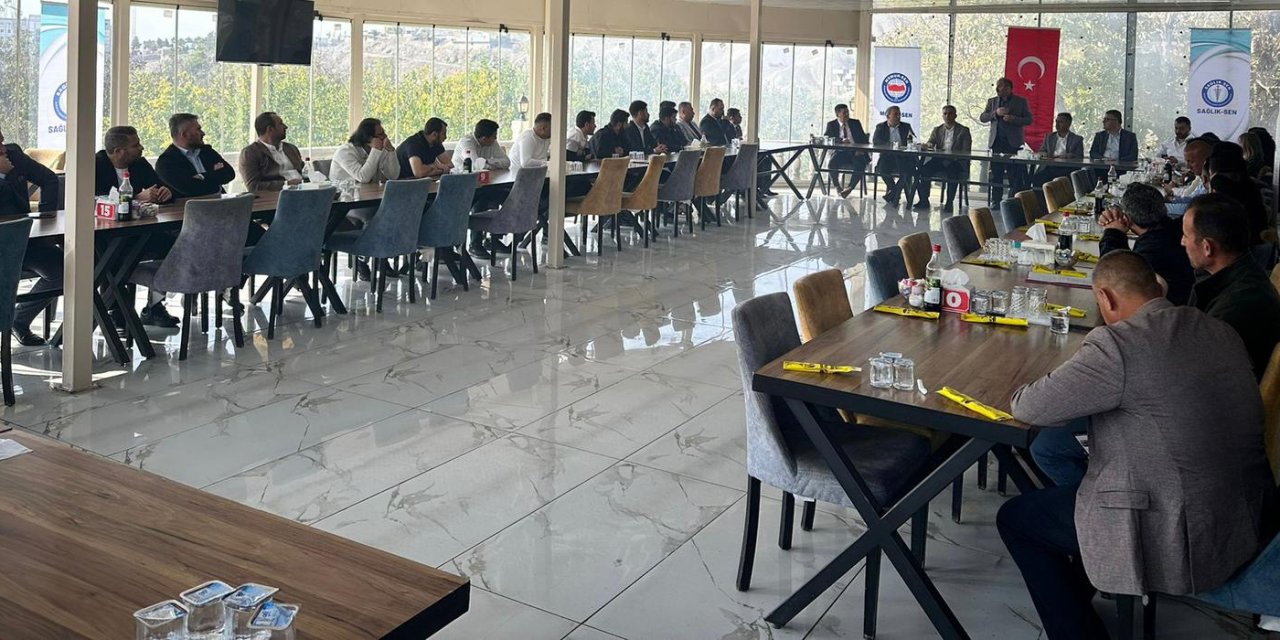 Sağlık-Sen Genel Sekreteri Durali Baki, Şırnak'ta Teşkilatla buluştu