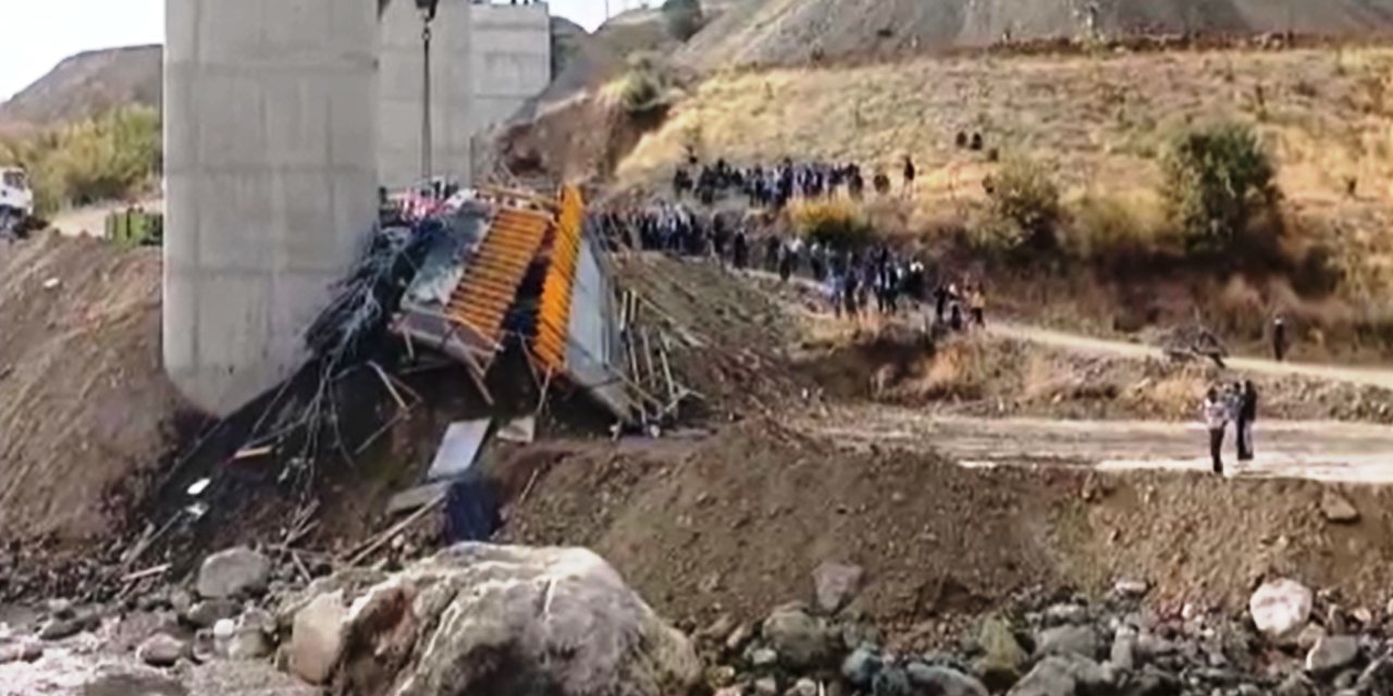 Diyarbakır Kulp'ta Köprü İnşaatında Göçük: 2 İşçi Enkaz Altında!