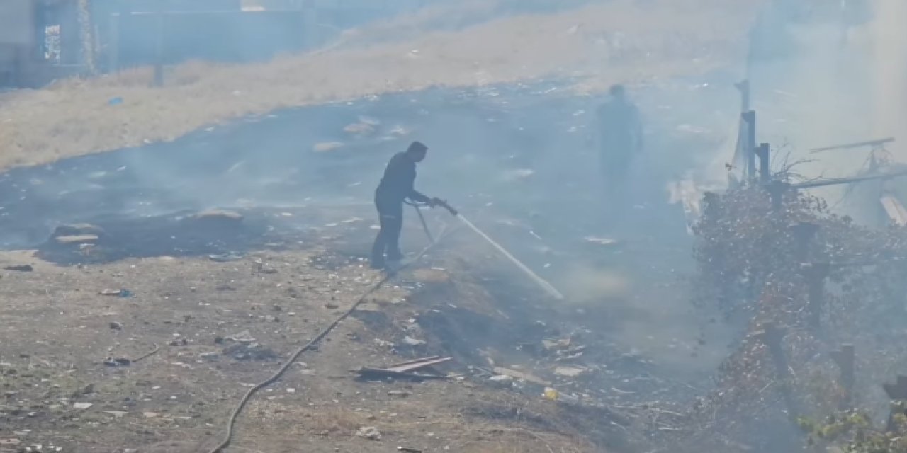 Şırnak’ta yangın paniğe neden oldu