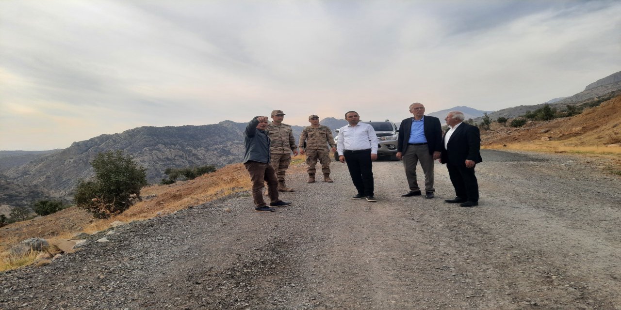 Kaymakam Partal, Damlaca Köyü’nde Çalışmaları Denetledi