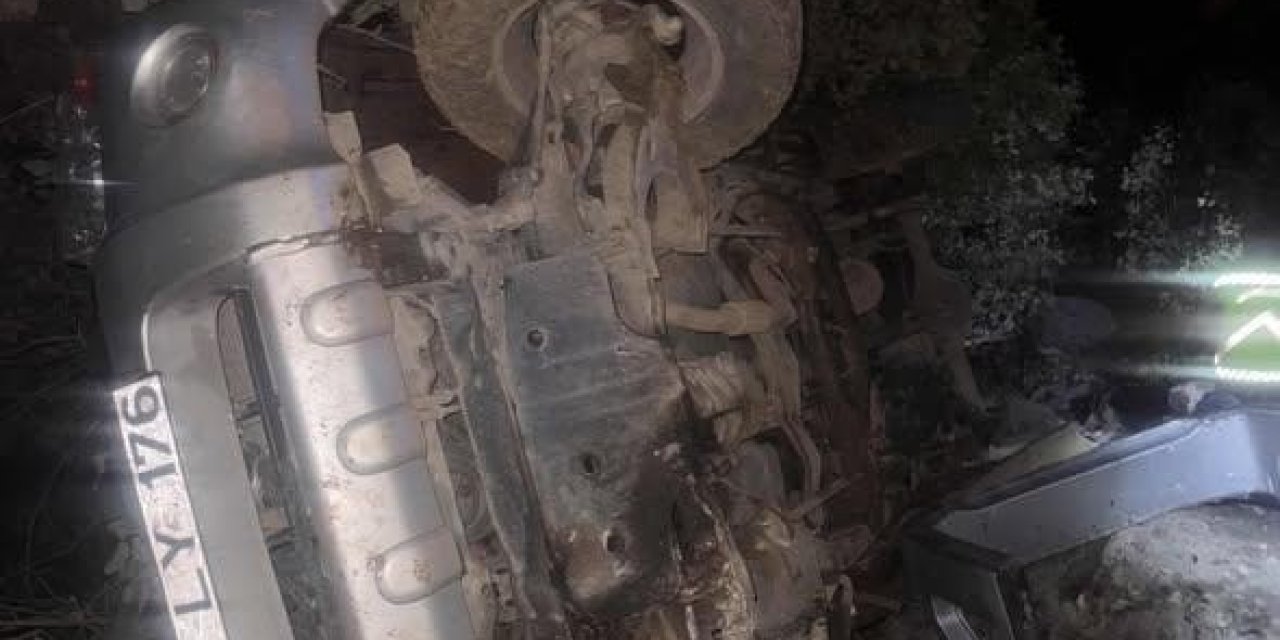 Mardin Nusaybin'de Pikap devrildi 6 kişi yaralandı