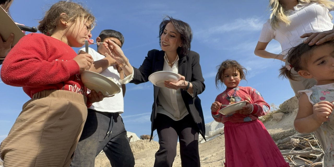 Koçer çocuklarına sürpriz doğum günü etkinliği ve kuaför hizmeti