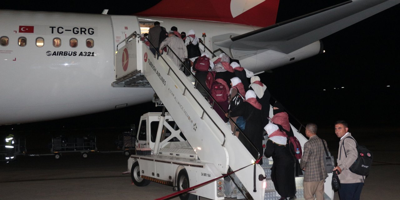 Şırnak'tan Kutsal Topraklara İkinci Uçak Seferi Büyük Heyecan yaşattı