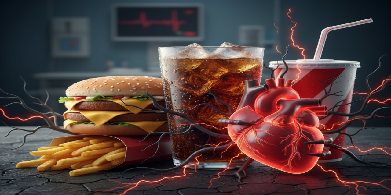 Fast Food ve Gazlı İçecek Uyarısı: Kalp Krizi Riskini Tetikliyor!