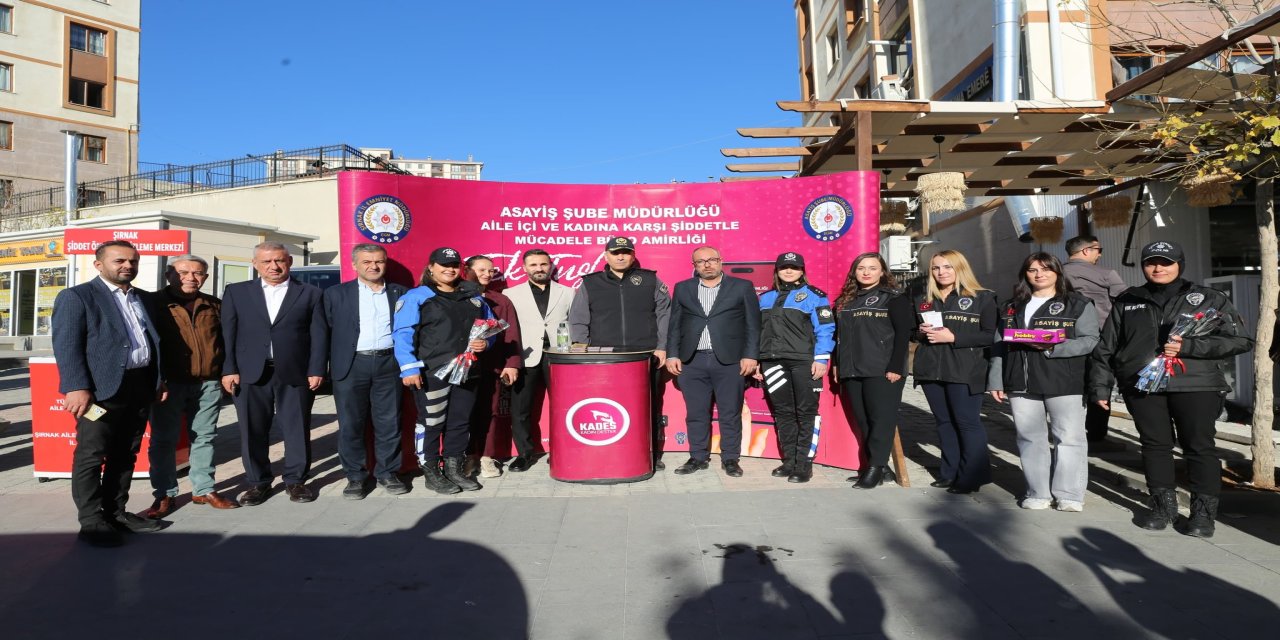 Şırnak’ta Kadına Yönelik Şiddetle Mücadelede Ortak Mesaj