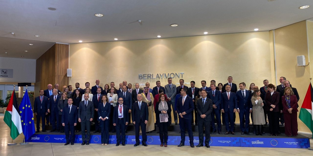 Belçika’da 60 ülkenin katılımı ile Filistin Bağışçılar Grubu toplantısı yapıldı