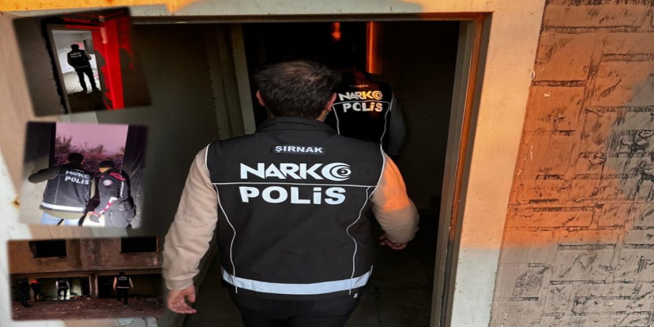 Şırnak’ta Narkotik Operasyonu: Merkez, Cizre ve Silopi’de Eş Zamanlı Uygulama