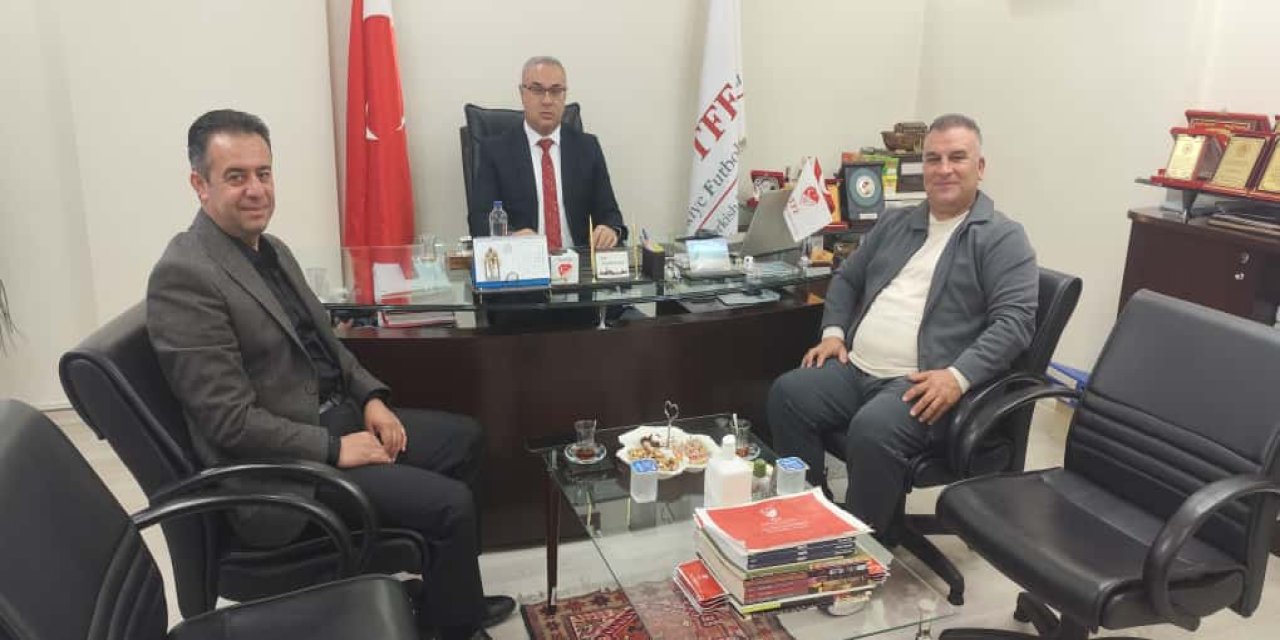 Şırnak Amatör Futbolu İçin Önemli Ziyaret: TFF Bölge Müdürü ile Görüştüler!